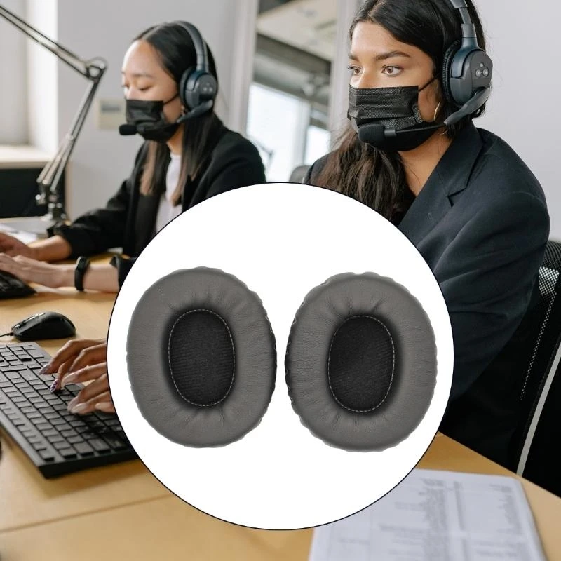 090F Headset Earpad Ear Pads Sponge Cushion Cover for MDR 7506 MDR CD900ST