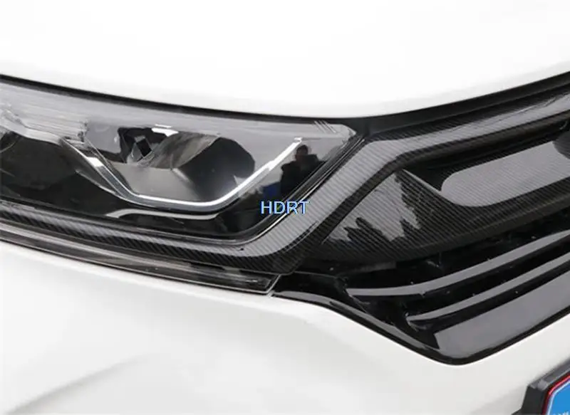 For Honda CR-V CRV 2017-2021 Car Front Middle Net Surface Grille Frame Grill Moulding Cover Trims Strip Decoration Accessories