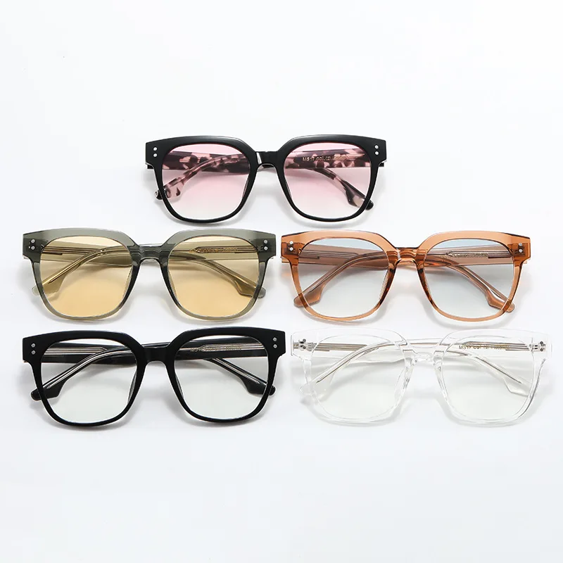 ​ ​ Neue Fashion Square TR90 Rahmen Federscharnier Optische Gläser Premium Designer Bestseller ​