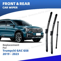 LHD Front Rear Windshield Wiper Blades For Trumpchi GAC GS8 MK1 2019 2020 2021 2022 2023 Windscreen Window Brushes Accessories