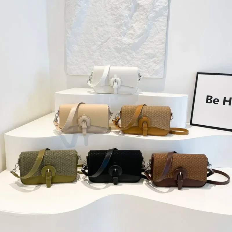 

Luxury Minimalist Letter Logo Leather Diaper Bag Classic Designer Paris Inspired Elegant Crossbody Tote For Women