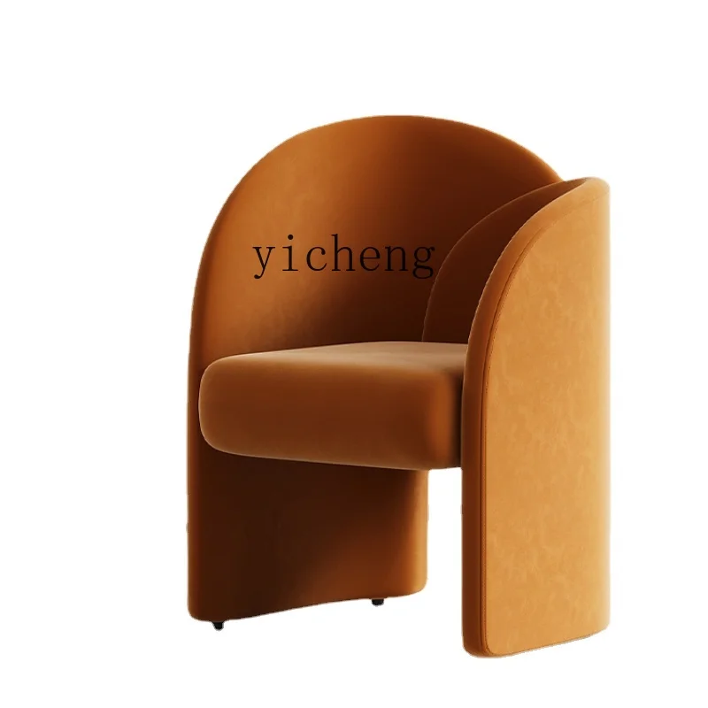 Tqh Cream Style Single-Seat Sofa Chair Simple Balcony Single Seat Chair Negotiation Reception Table and Chair Combination