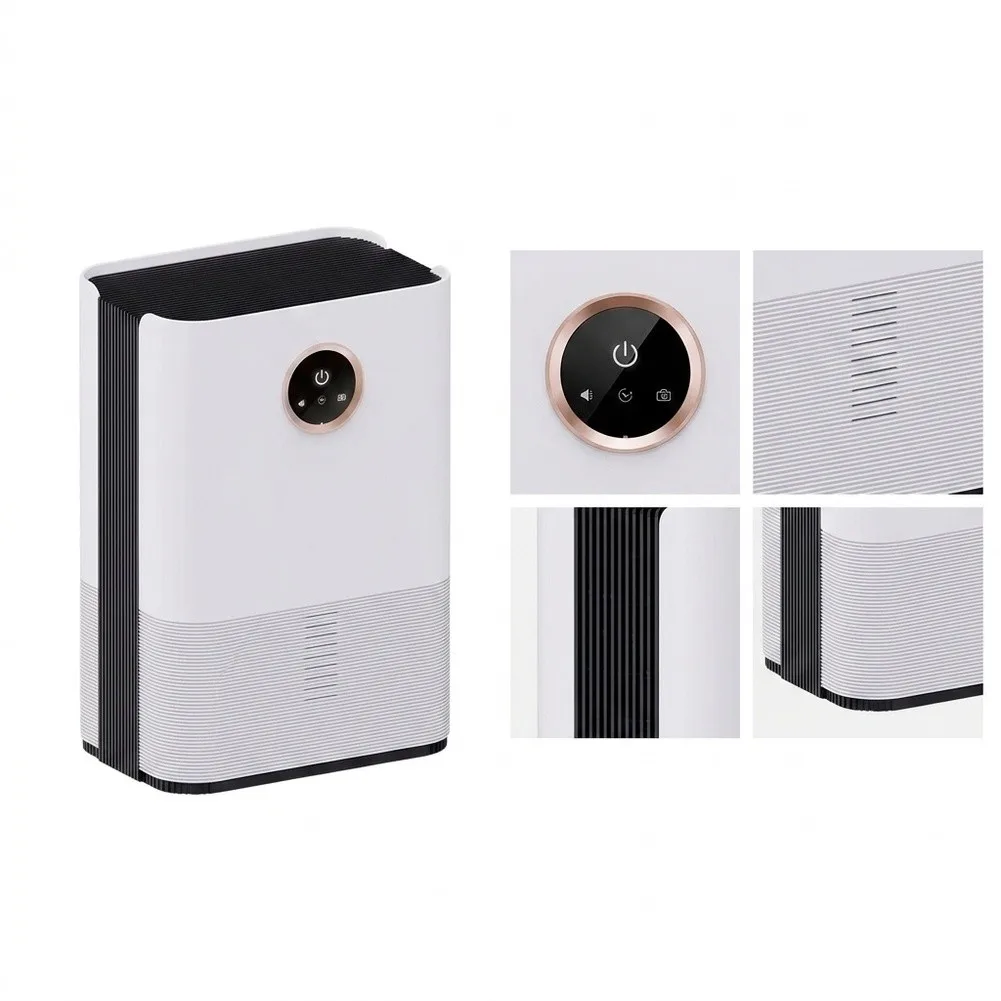 For True HEPA Air Purifier for Large Rooms 2400 ft2 CADR 238 m3/h LED Air Quality Monitor 3 Fan Levels Quiet Sleep Mode