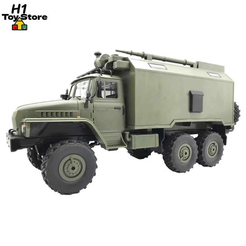 WPL B-36 escala 1:16 2,4G 6WD RC camión militar vehículo de comando de estilo ural con Control proporcional todo terreno RC niño regalo