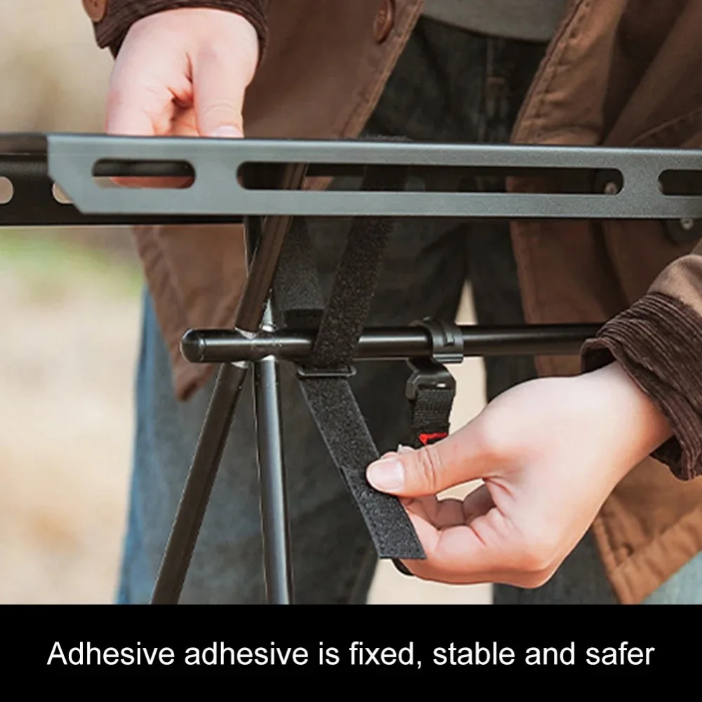 Outdoor Foldable Portable Camping Rack Aluminum Alloy Camping Picnic Barbecue Light Stand Travel Triangle Rack Drying Rack