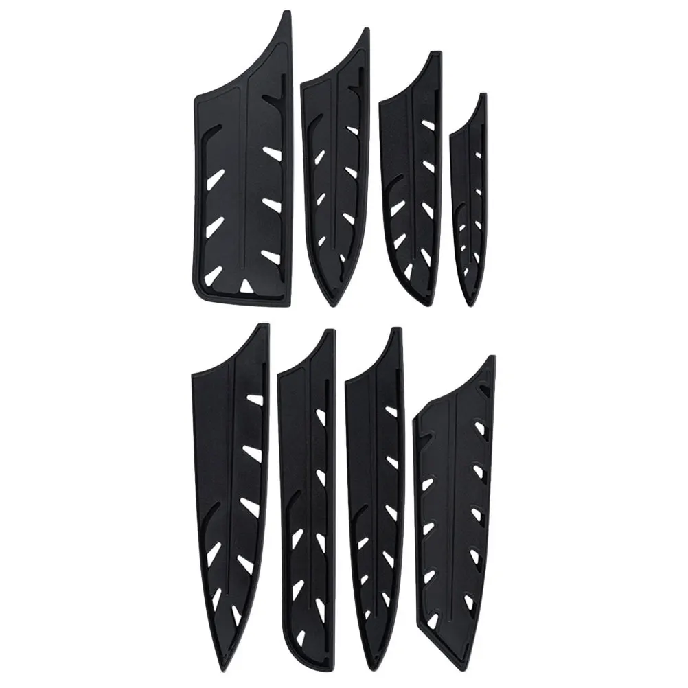 Protectores de cortador universales, diseño Simple, uso seguro, herramienta de cocina, accesorio, cortador, cuchillos horizontales de cocina, 8 Uds.