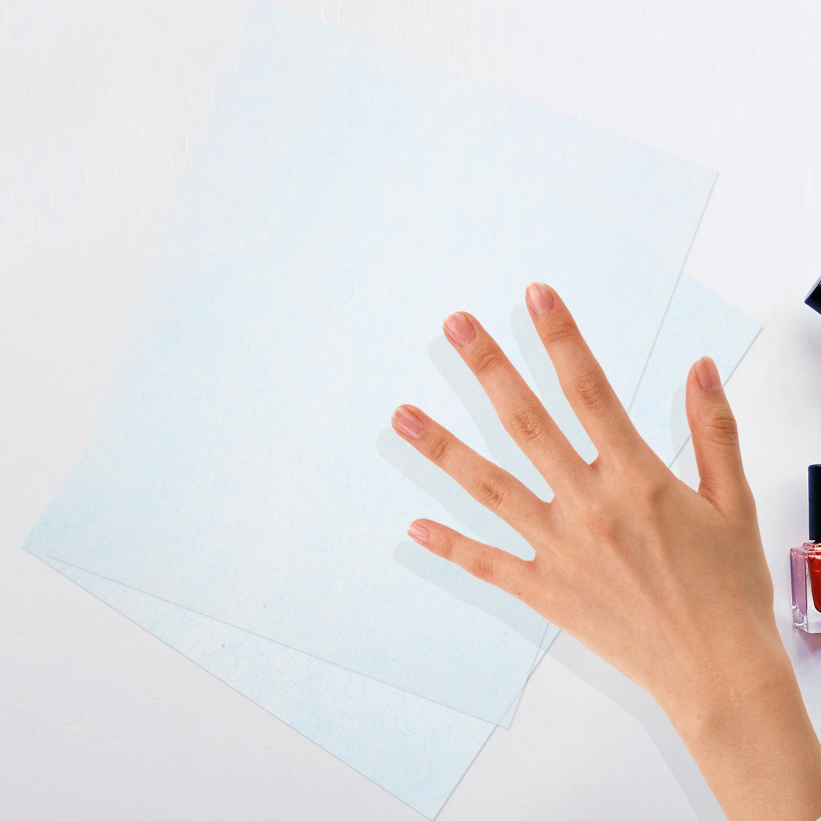 200 ورقة مسمار مجمع الغبار ورق فلتر غير المنسوجة المتاح مانيكير مكنسة كهربائية استبدال مرشحات لصالون #1