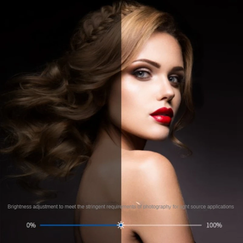 ضوء استوديو التصوير الفوتوغرافي LED قابل للإضاءة ، مصباح لوحة سطح المكتب ، مصباح ملء الجمال ، حامل الهاتف ، حامل تمديد ، مجموعة واحدة