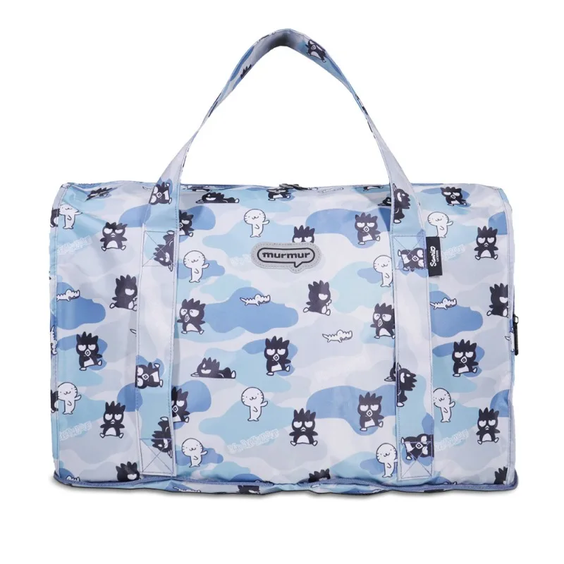 

BAD BADTZ-MARU Luggage Bag Cartoon Cute Fold Fitness Large Capacity Handbag Multi Purpose Portable Out Travel Clothing Storage