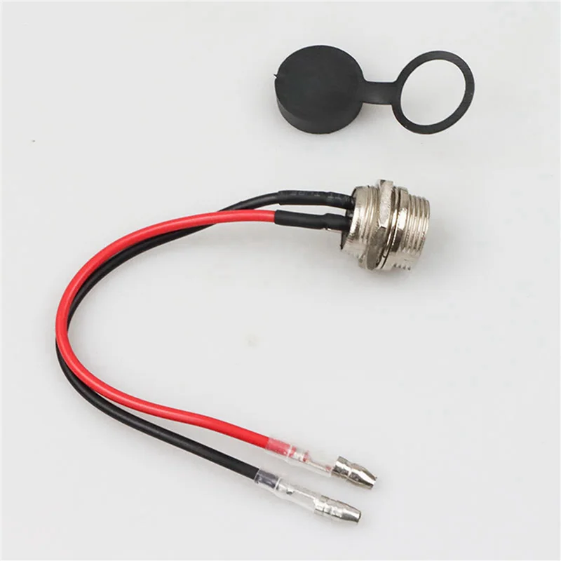 

2 шт. 10-дюймовый электрический скутер, круглый интерфейс зарядки для Kugoo M4, аксессуары для скутеров-AT20