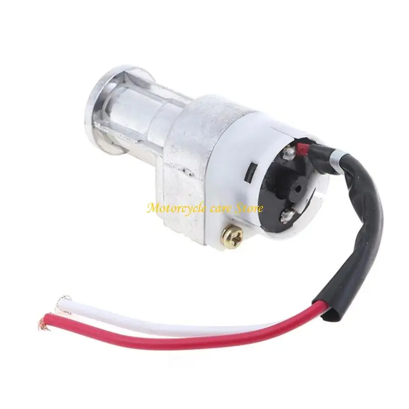 U75F Motorcycle Battery Box Lock 10mm Cylinder 16mm Length 15.5mm Hole Spacing For EBike Battery Security