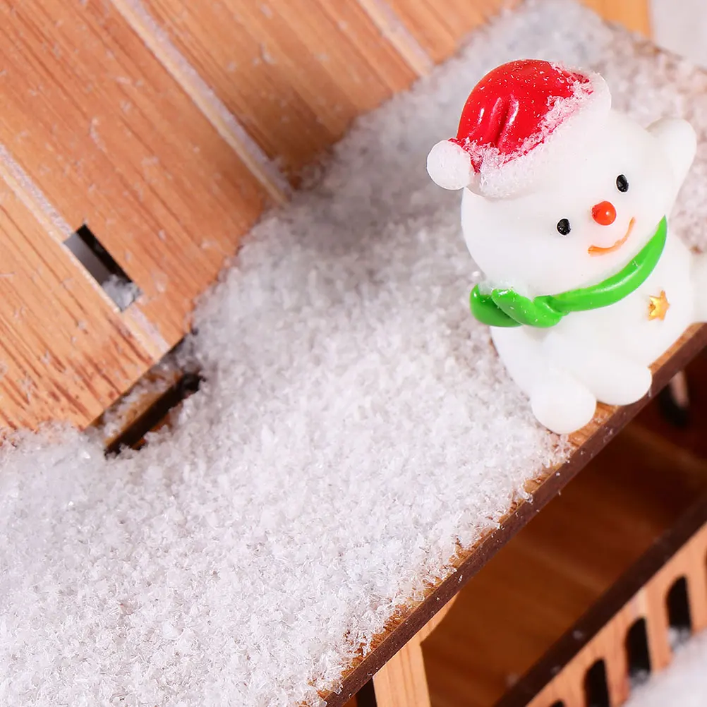 

1 Bag Artificial Snow Foam Christmas Decorative Snow White Snow Powder Photo Prop For Unforgettable Pictures