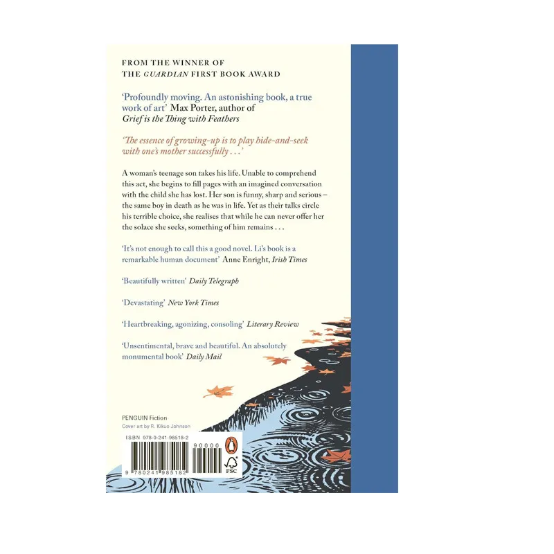 Where Reasons End Yiyun Li English Original PEN America Book Award 2020 Contemporary Literature Novel Import