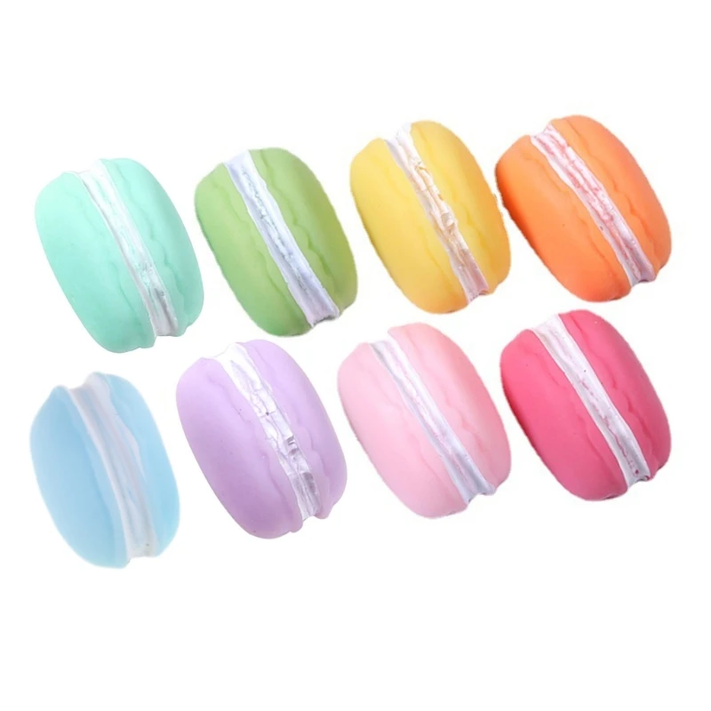 Y1UB Simulation Macaron Cake Artificial Resin 10 Pcs Fake Model