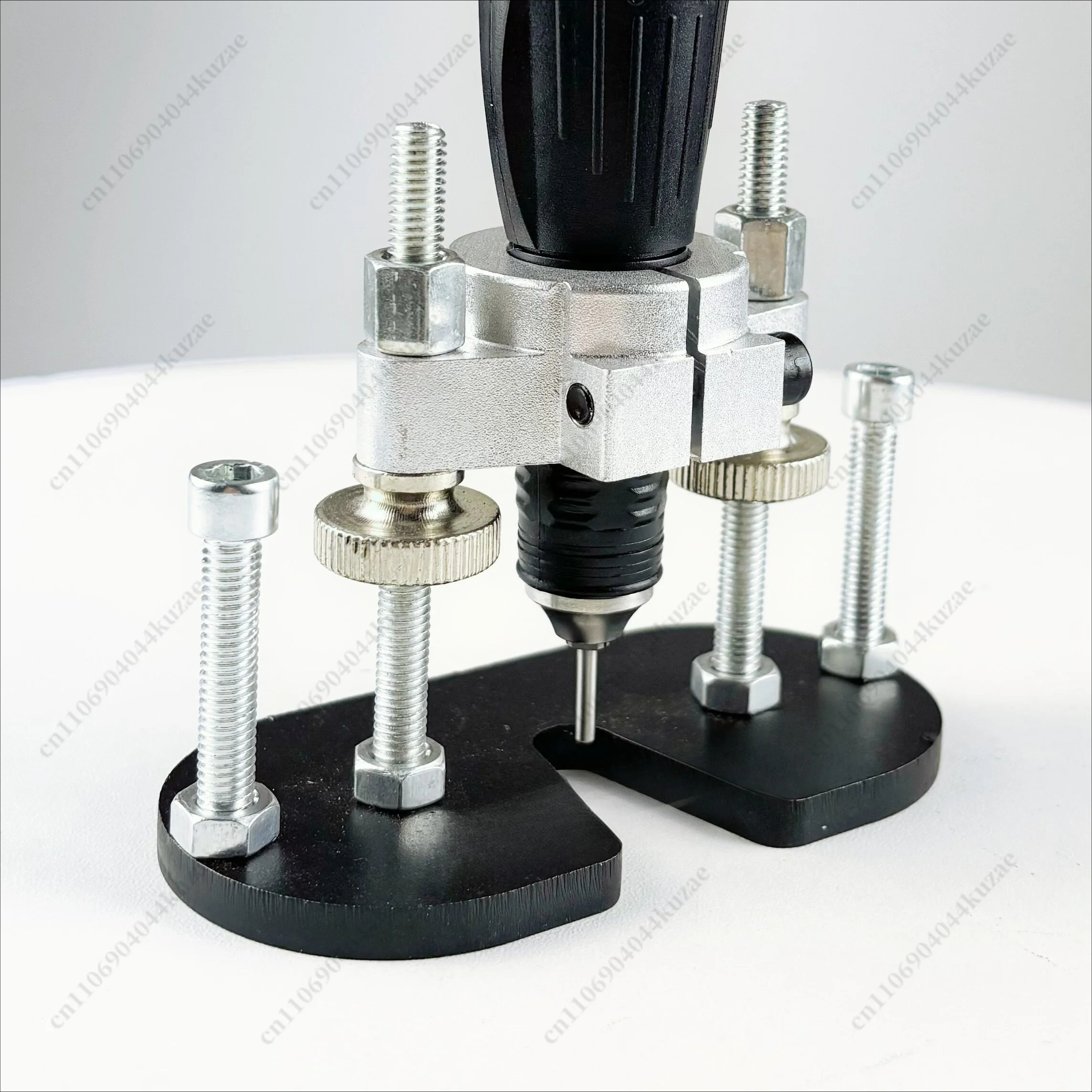 Steel Base Fixing Bracket for Engraving Handpiece, Auxiliary Support for Silver Wire Inlay Grooving Processing