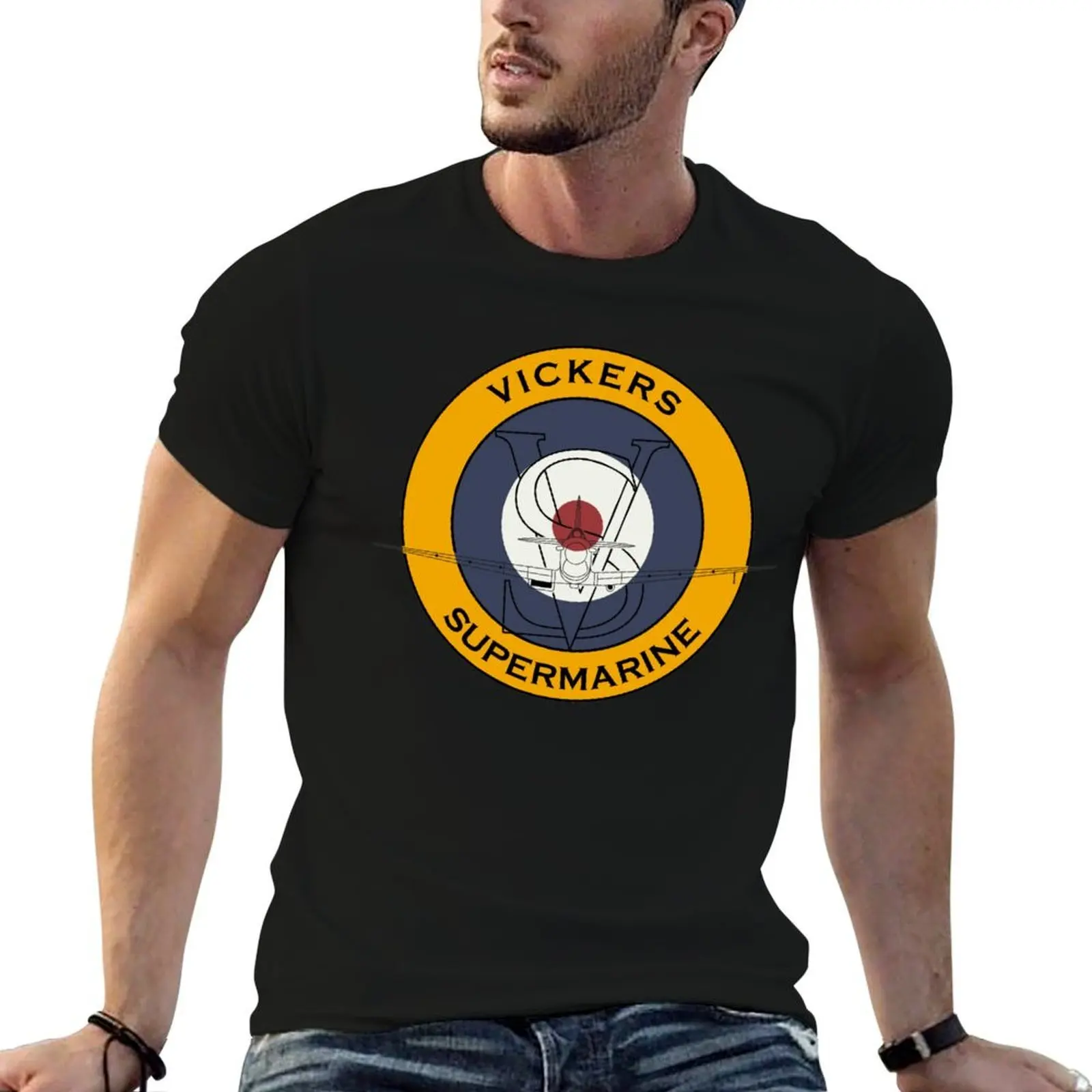 

Spitfire Supermarine Vickers Roundel T-Shirt t shirt personalised t shirts designer T-Shirt