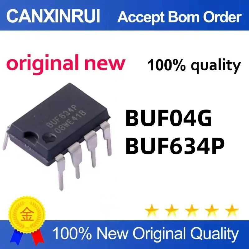 

BUF634P BUF634 BUF04G GP in-line 8-pin DIP-8 high-speed operational amplifier IC