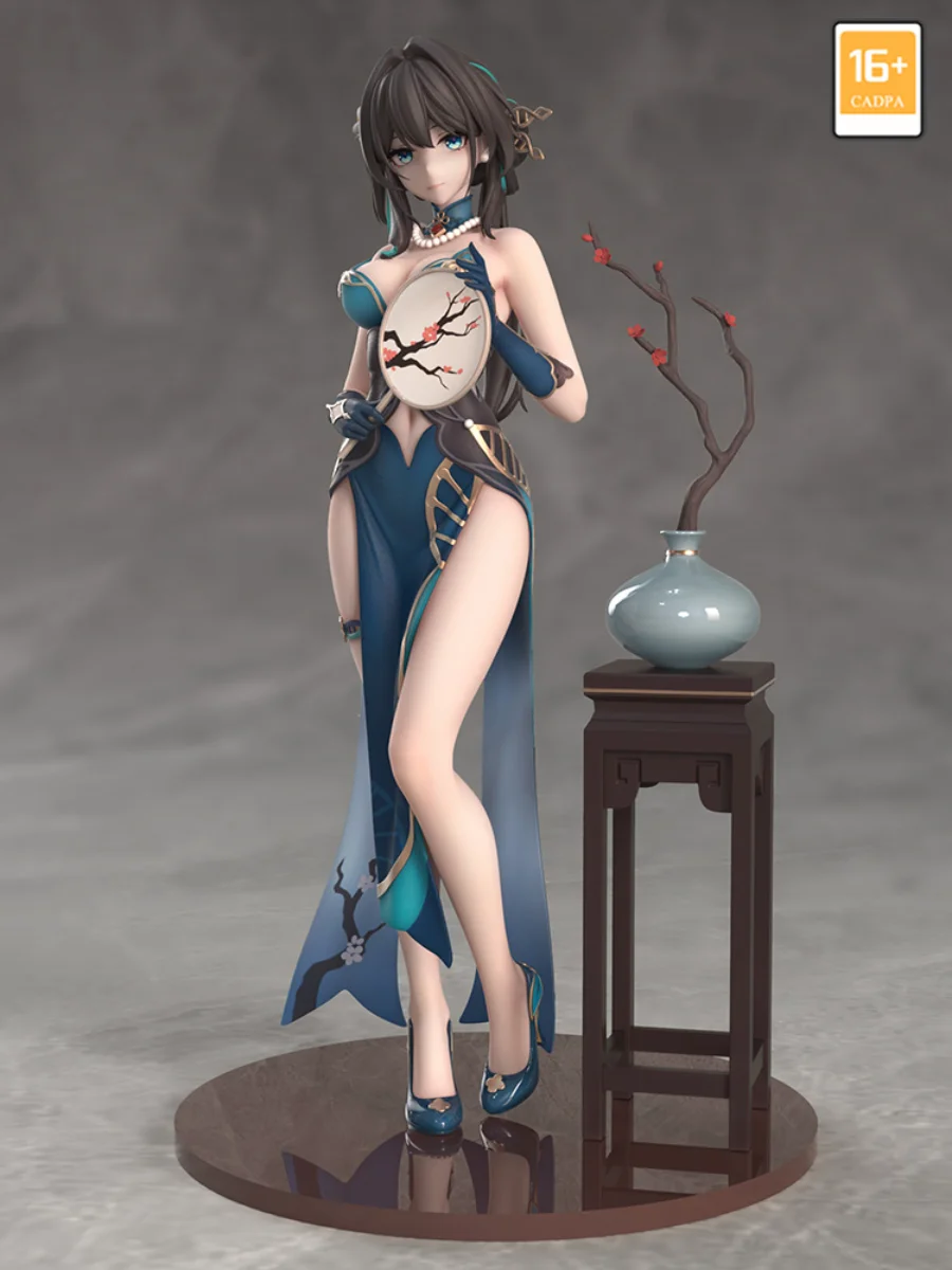 1/7 23Cm Resin Gk Honkai: Star Rail Ruan Mei Game Action Figure Collectible Ornament Model Garage Kit Statue Toys Gift