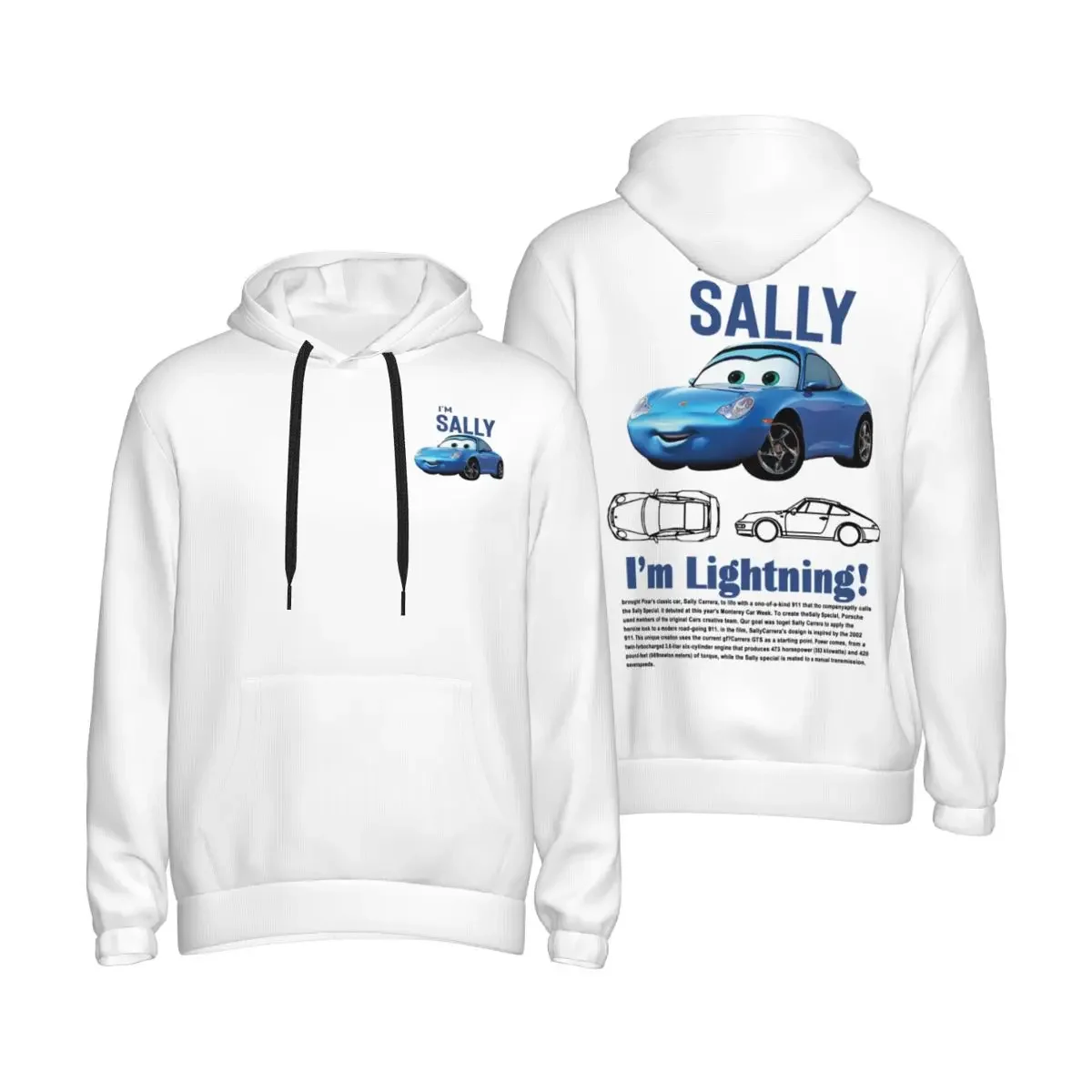 Lightning Mcqueen and Sally 95 Hoodie for Men Women and Kids Hoodies Sweatshirts  Family Matching Outfits Boys Clothes Girls