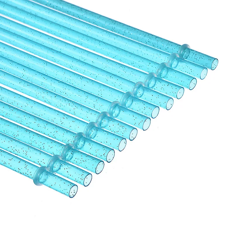 Colored Hard Straws Plastic Straws With Buckles Anti Falling Straws Pp Hard Tubes For Reuse