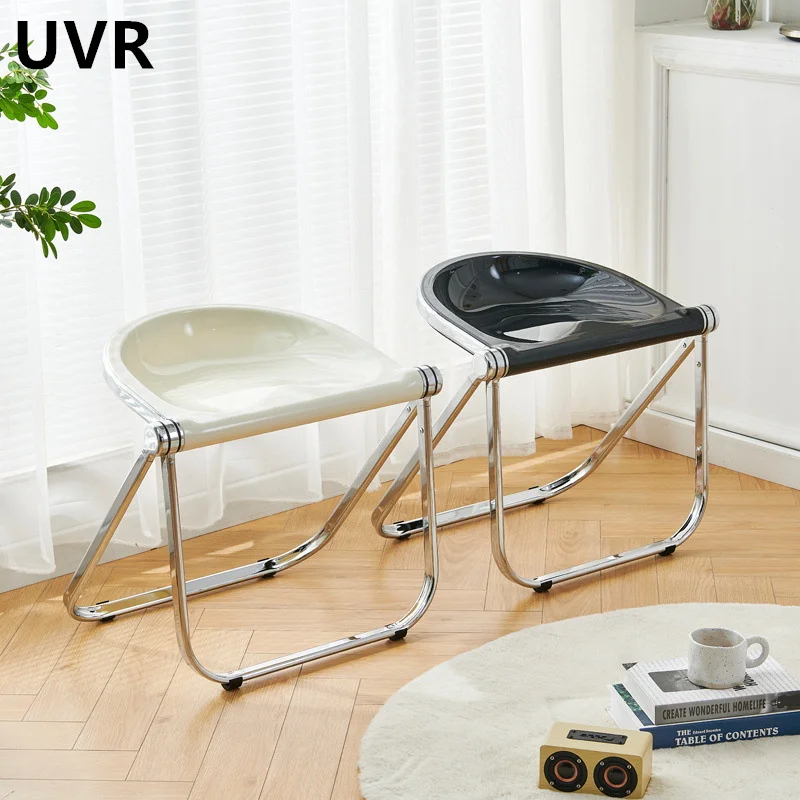 UVR Folding Chairs New Home Modern Chairs Ladies Makeup Stool Comfortable Does Not Occupy Space Minimalist Restaurant Chairs