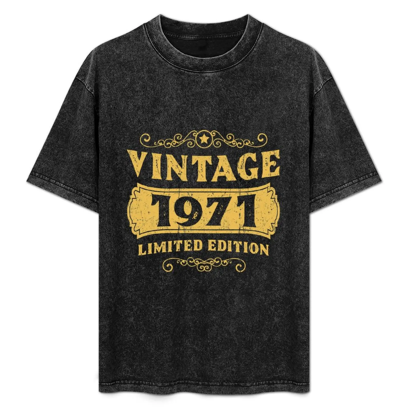

Vintage Born 1971 T-Shirt Plus Size Everyday Tee Shirt