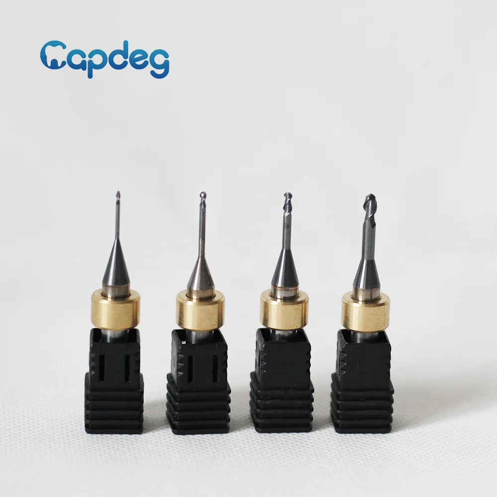 Imes icore Compatible Metal Milling Burs CADCAM Cutter Titanium/Cocr Tools D6mm Shaft 350i/650i Drill 3.0/2.0/1.5/1.0mm