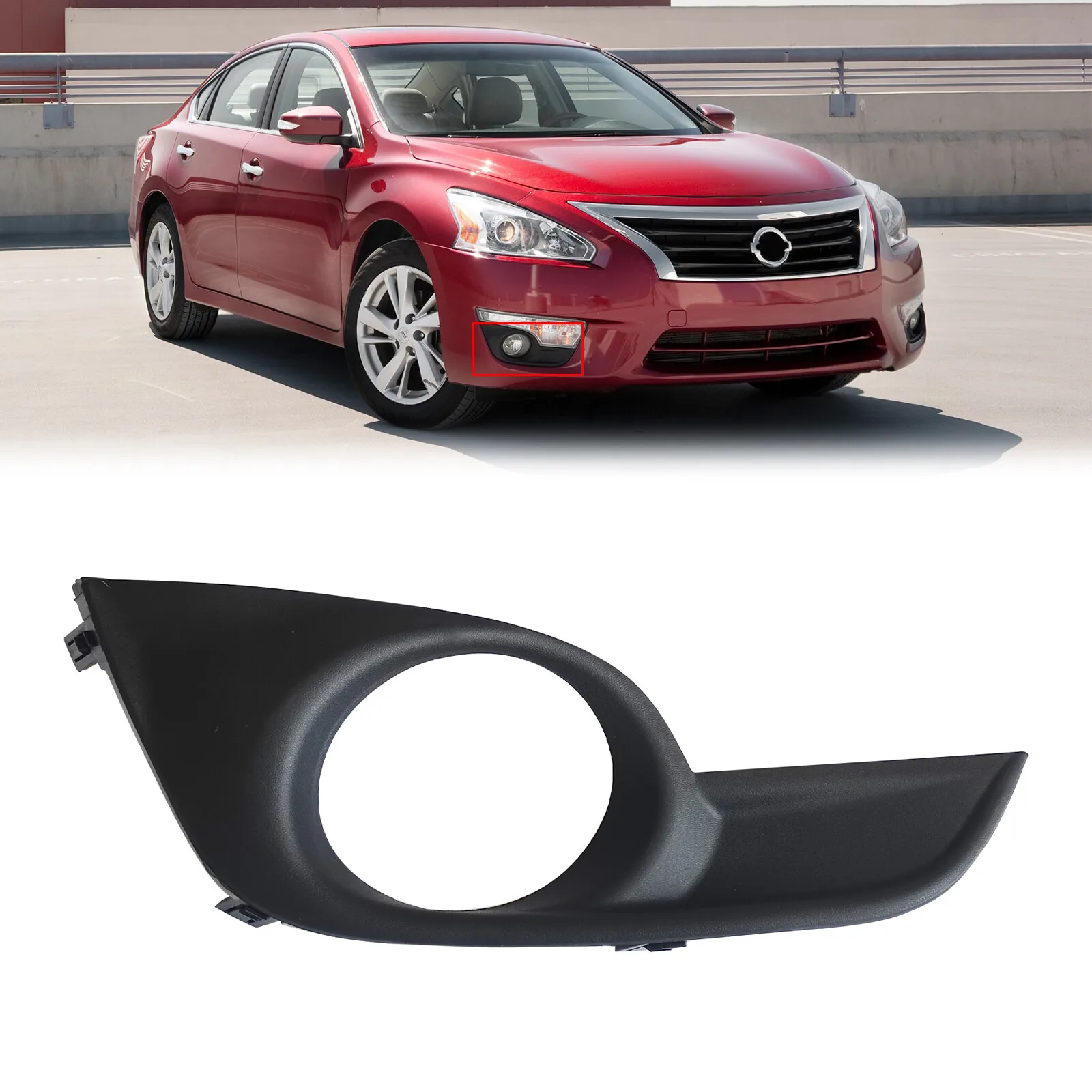 

Накладка на правую противотуманную фару для Nissan Altima 2013-2015, NI1039115 622563TA0B