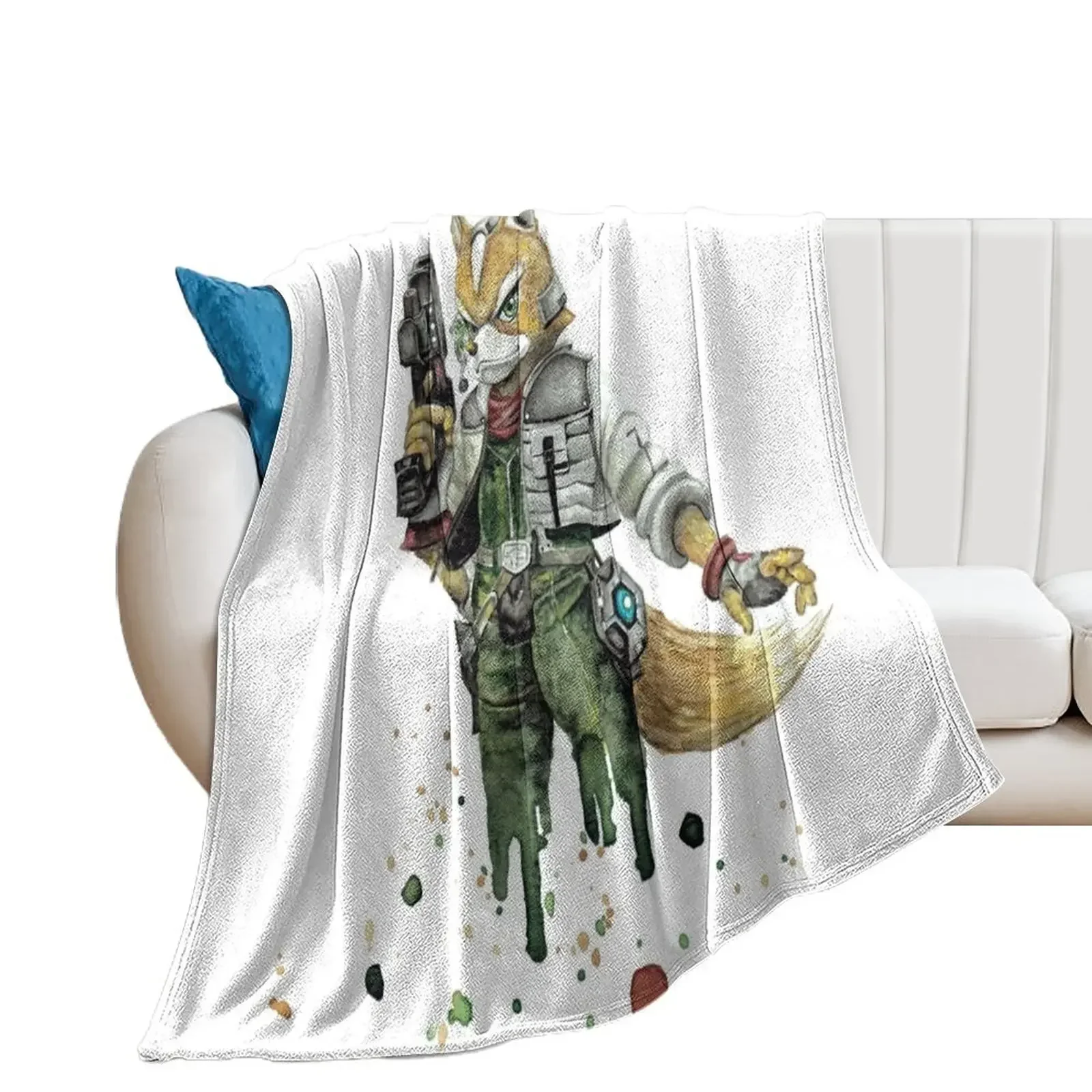 Fox McCloud Throw Blanket Kid'S Single Blankets