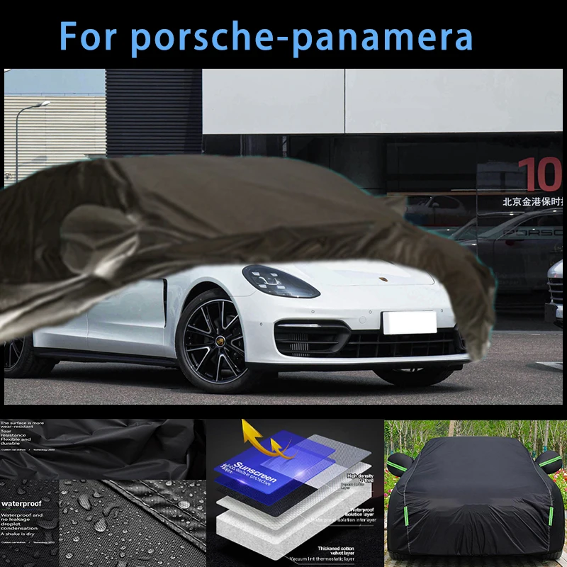 

For porsche-panamera Outdoor Protection Full Car Covers Snow Cover Sunshade Waterproof Dustproof Exterior Car accessories