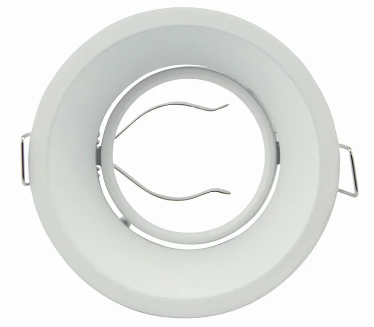 85mm Cut Out MR16GU10 Round Simple Design Down Light Housing Spotlight Fixture White Black Recessed  Led Lamp Downlight Fitting