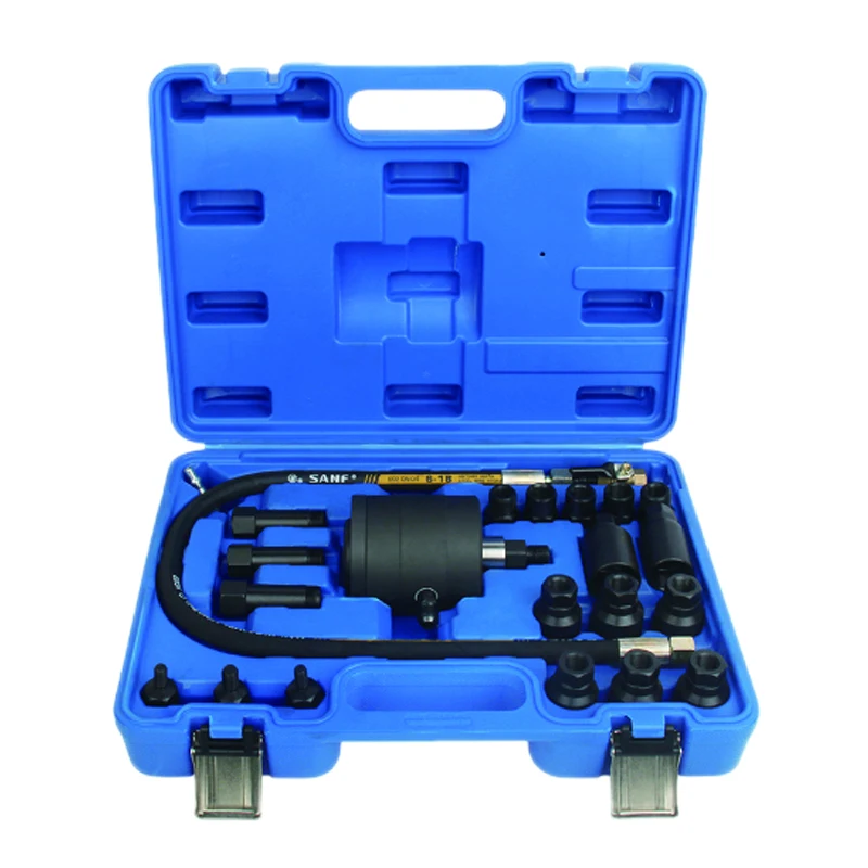 XC8782 New 22pcs Pneumatic Puller Set for Diesel Fuel Injectors Removal Tool Set Auto Repair Automotive Tools Kit 