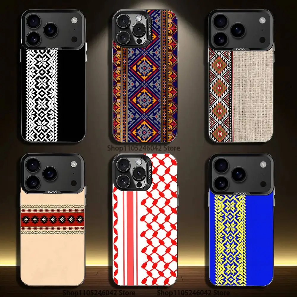 

P-Palestine-S Hattah Keffiyeh For Black Candy Matte Cover iPhone 17,16,15,14,13,12,11,Pro,MAX,Plus