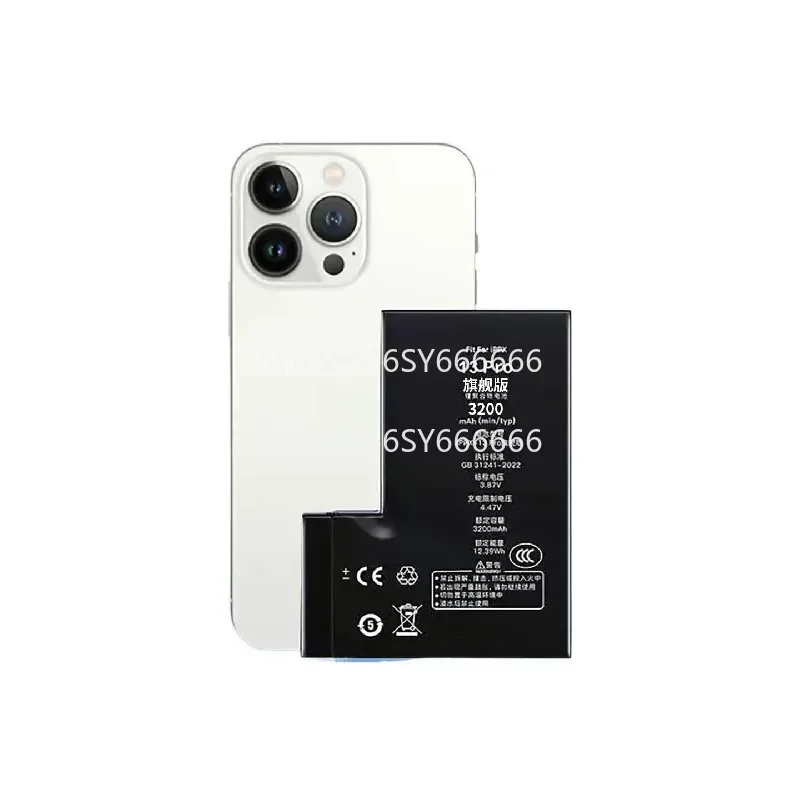 100% New 3200mAh High Density Enhanced Capacity For NOHON Replacement Battery Compatible With iPhone 13Pro + Free Tools
