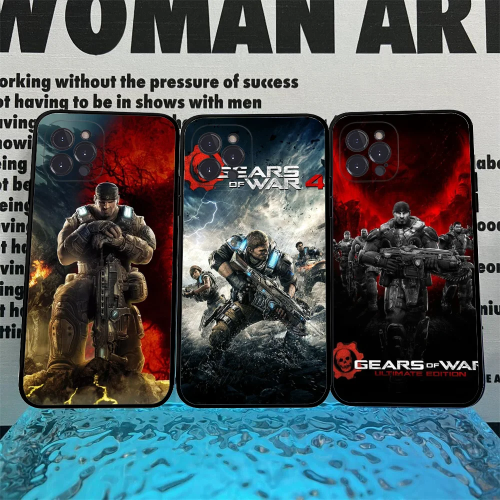 G-Gears Of W-Wars Phone Case For IPhone 16 15 14 11 12 13 Mini Pro XS Max Cover 6 7 8 Plus X Funda Shell