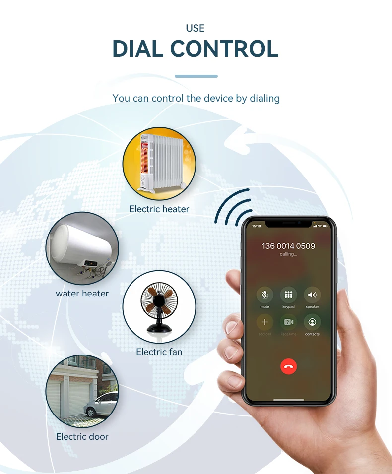 4G GSM SMS Smart Switch Netzsteckdosenmodul Controller RL1-WLTE Smart Relais EIN/AUS-Schalter Fernbedienung – Detail 4