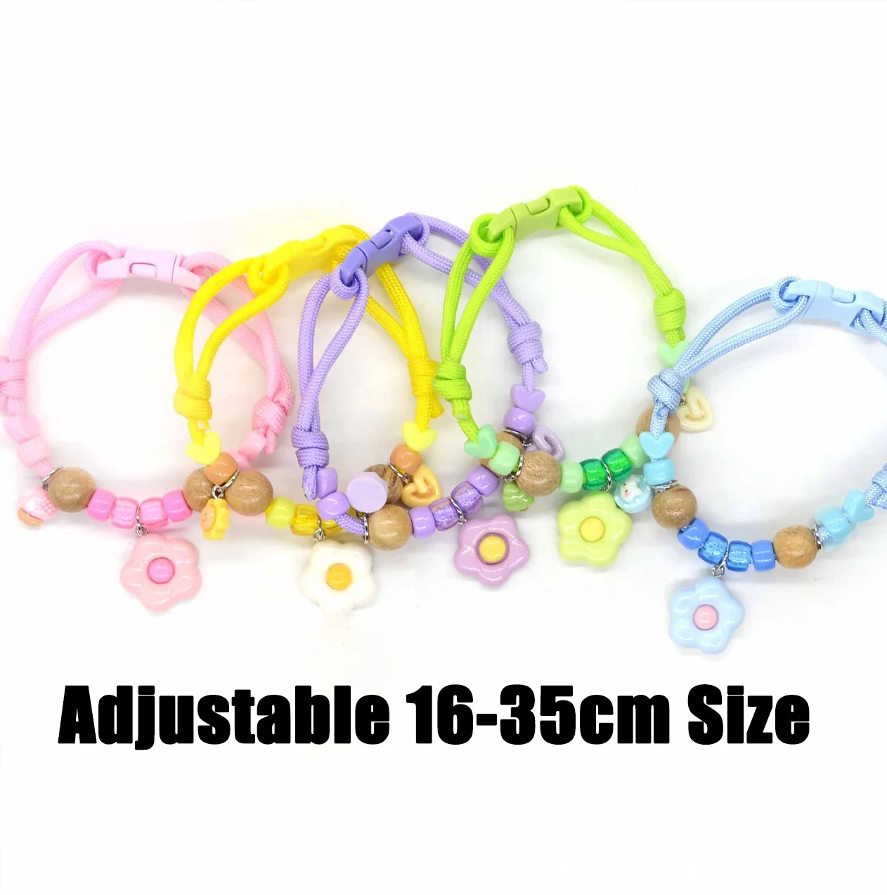 Adjustable Macaron Color Cute Camphor Wood Pet Flea Repellent Collar Breathable Safe Insect Repellent Necklace for Cats And Dogs