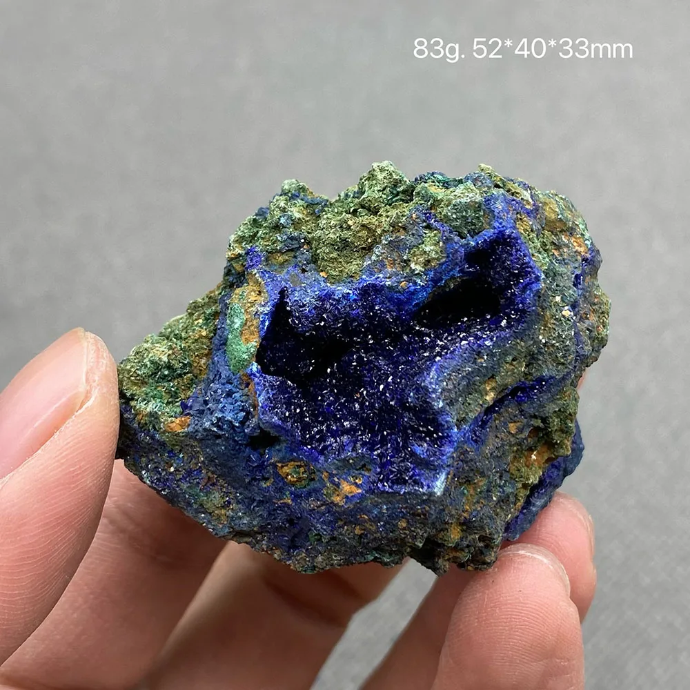 100% Natural beautiful Azurite and Malachite symbiotic mineral specimen crystal Stones and crystals Healing crystal