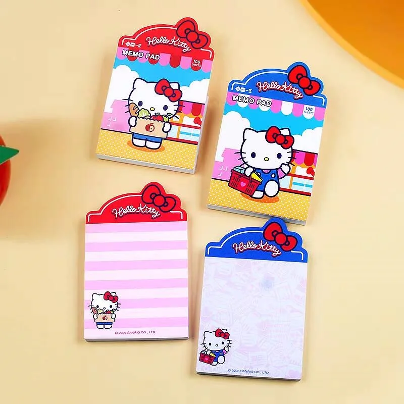 lote-de-10-blocs-de-notas-kawaii-sanrio-kitty-etiquetas-adhesivas-marcadores-material-escolar