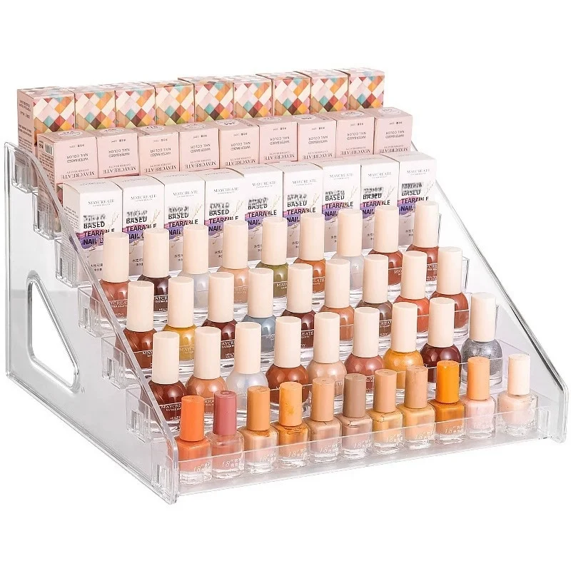 رف حامل عرض أكريليك حامل شفاف حامل عرض العطور أرقام ديكور سطح المكتب وألعاب عرض منظم