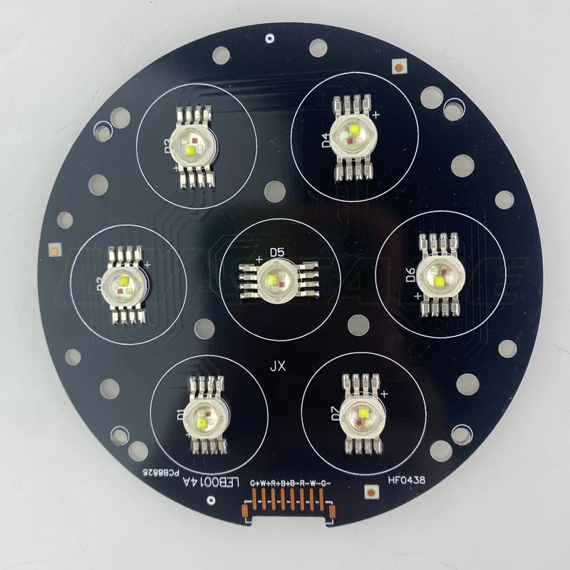 2pcs/lot Repair Parts 7x12w RGBW Moving Head Light LED Board Stage Light Accessories