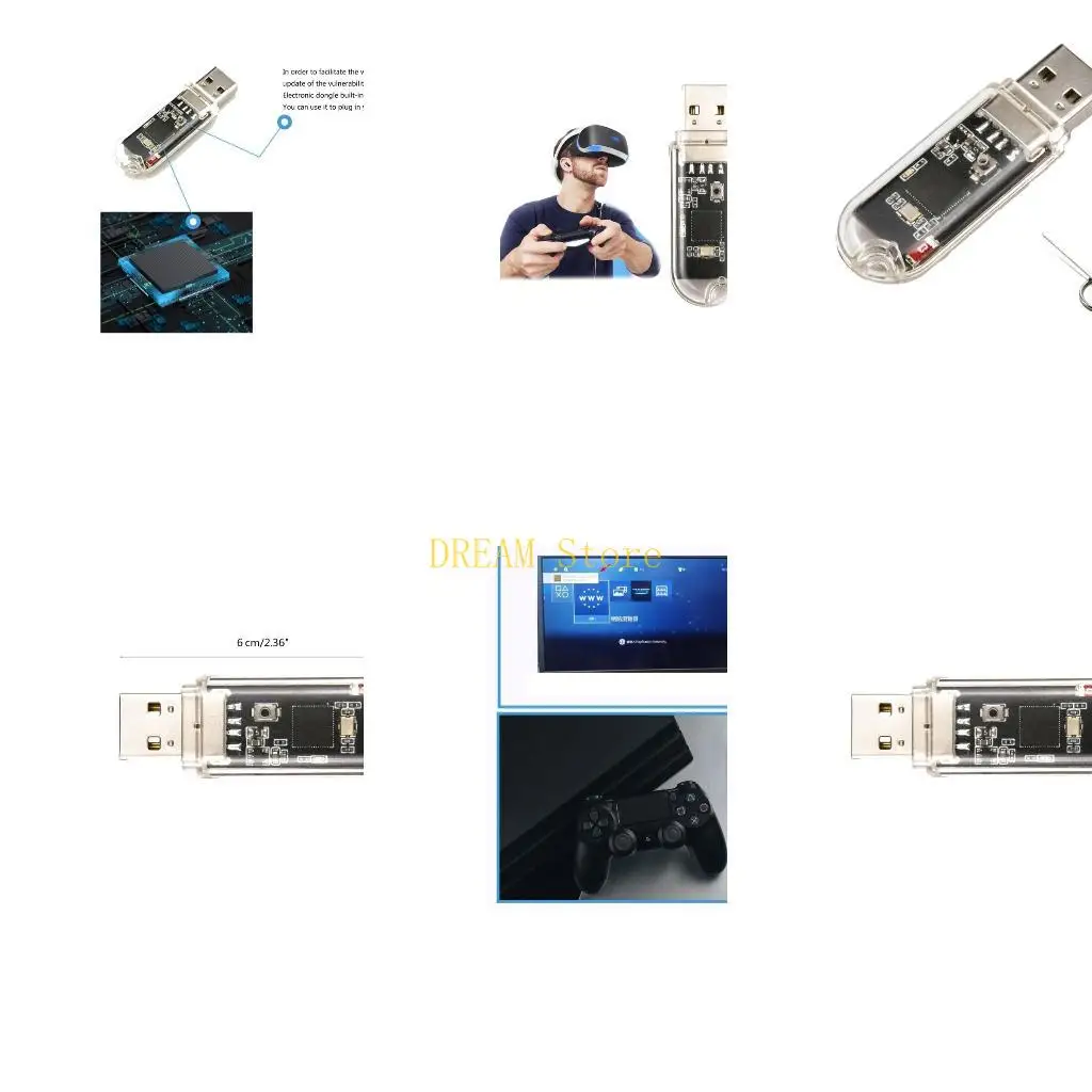 Mini Dongle USB Adapter Receiver Plug and Use with Stable Performances for P4 9.0 System Cracking best sale