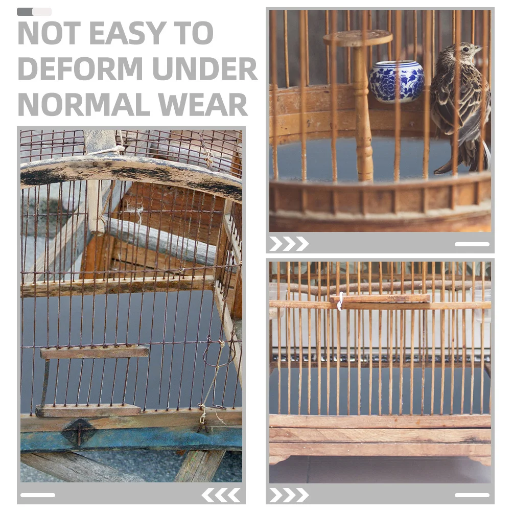 

10pcs Household Cage Mats Wear-Resistant Bird Gravel Paper Replaceable Liner Pet Cage Cushion Comfortable Daily Use Clean