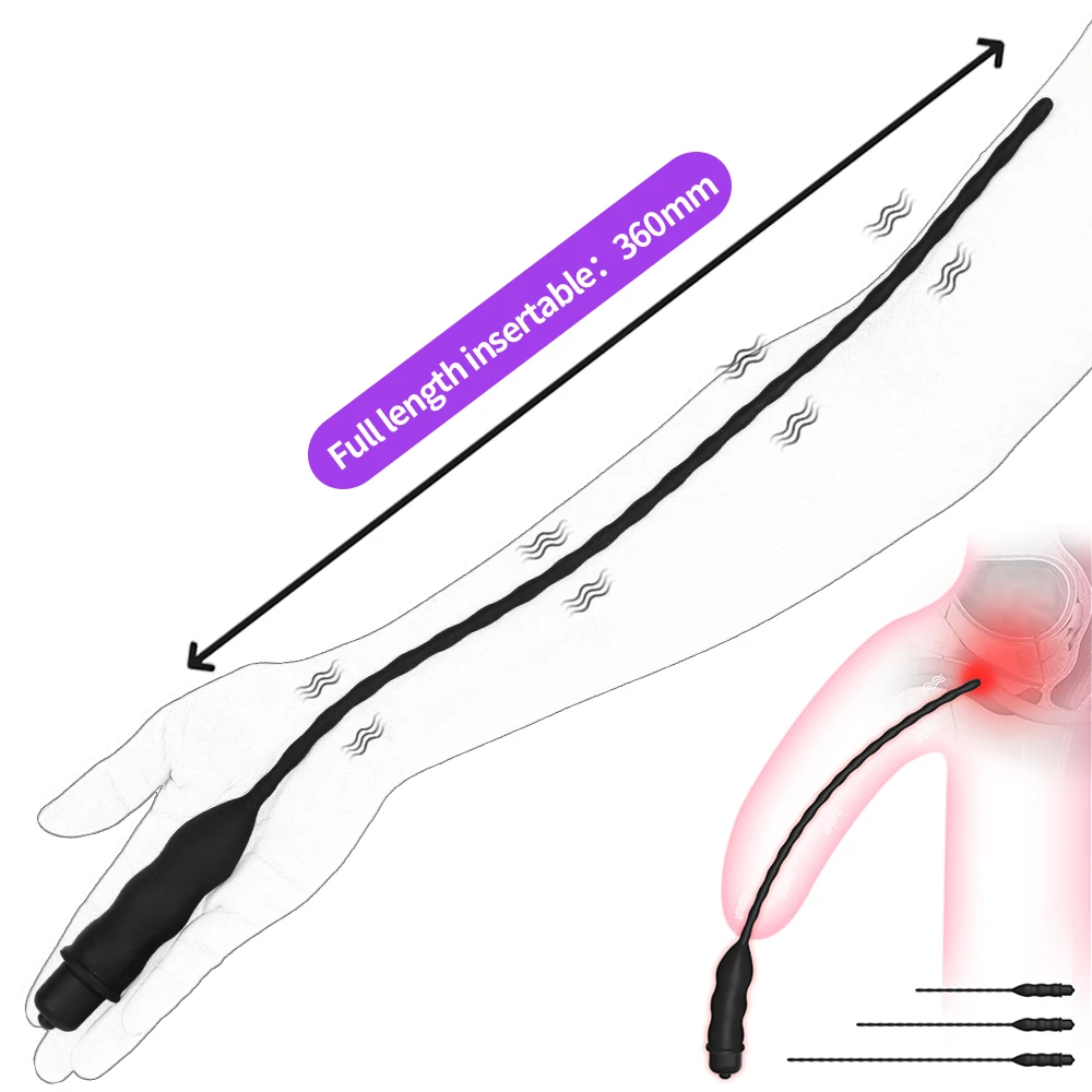 سيليكون الحصان العين عصا لعبة استثارة القضيب مجرى البول الخرز الإحليل محفز السبر مجرى البول الاستمناء ذروة الجنس لعب للرجال #4