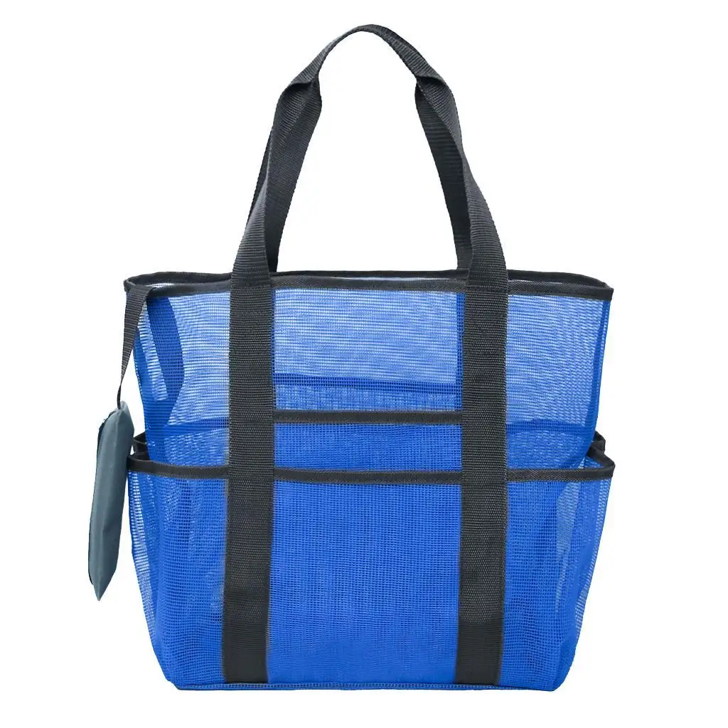 Mesh Shopping Bag Handbag Beach Picnic Storage Bag Organizer