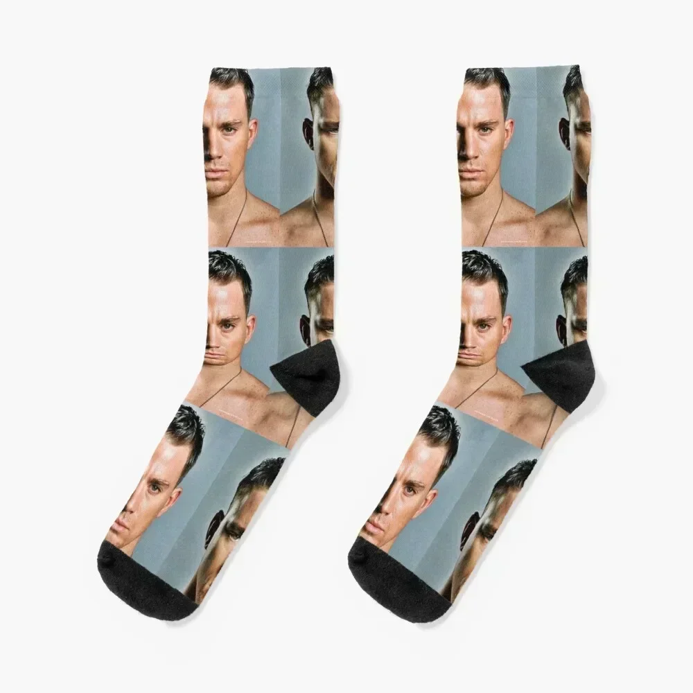 

channing tatum Socks cartoon Christmas custom compression Designer Man Socks Women's
