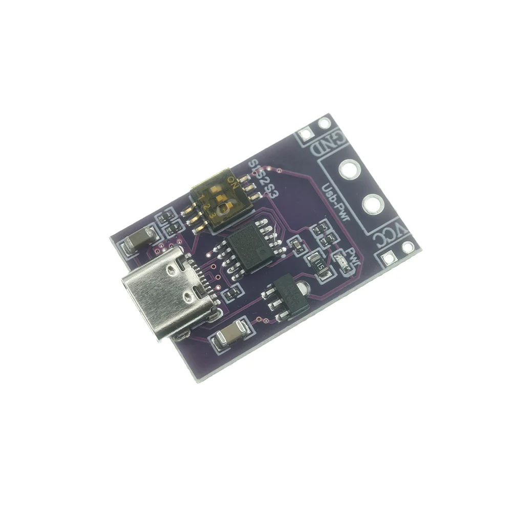 PD QC AFC Compatible Type-C Voltage Trigger Module 5V-20V Fixed Output for Power Debug Test