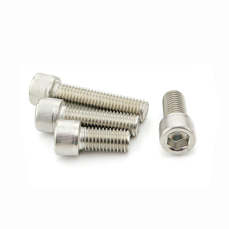 DIN912 304 stainless steel reverse thread / left thread / reverse thread / left internal hexagonal screw / bolt m4-m12 1PCS