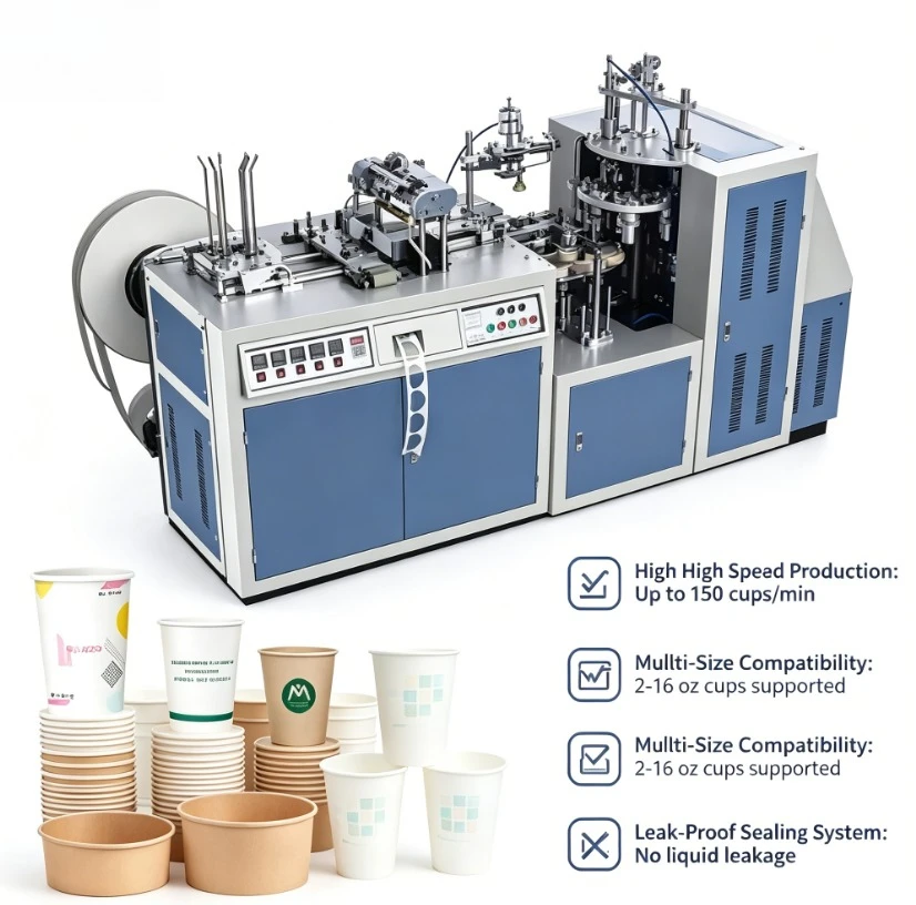 Customized Printing Paper Cup Counting And Packing Machine In Usa