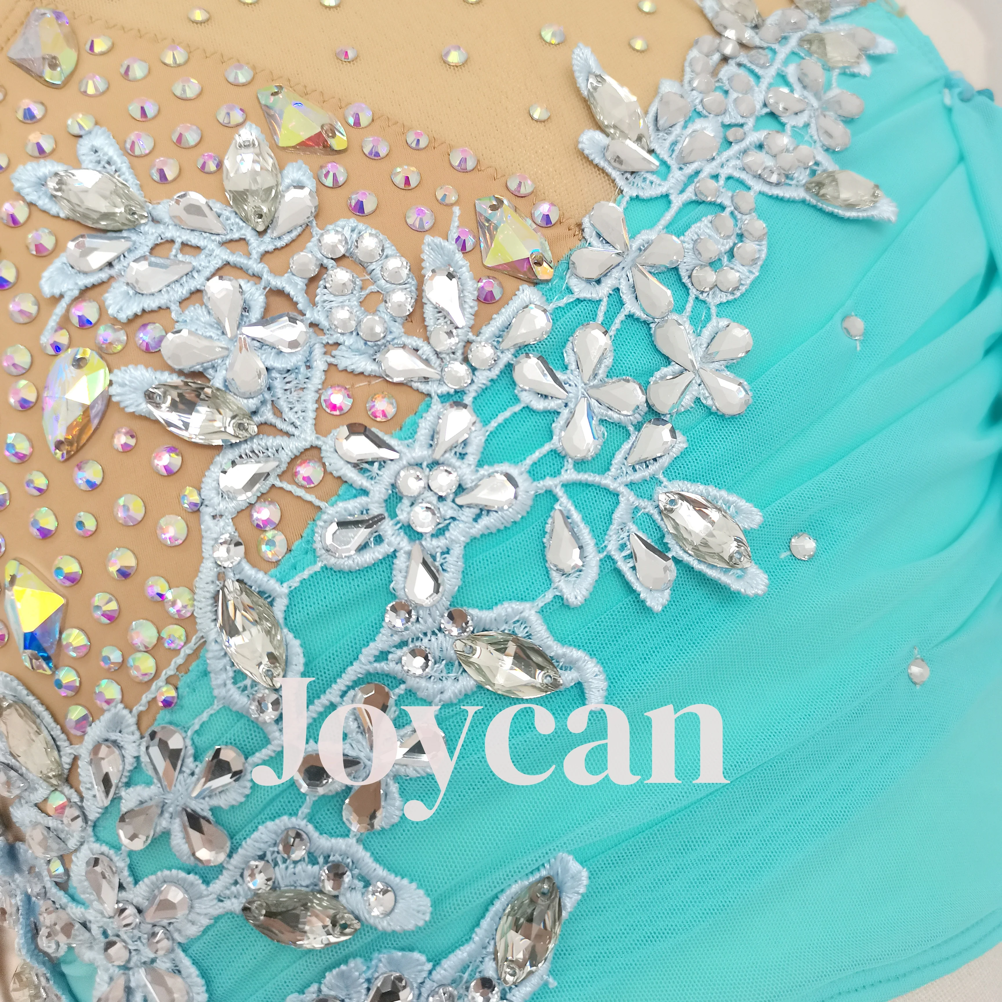 Joycan Lycial فستان رقص فتاة الماس القطب الرقص الباليه أداء المنافسة تخصيص اليدوية هدية دنة BD8786